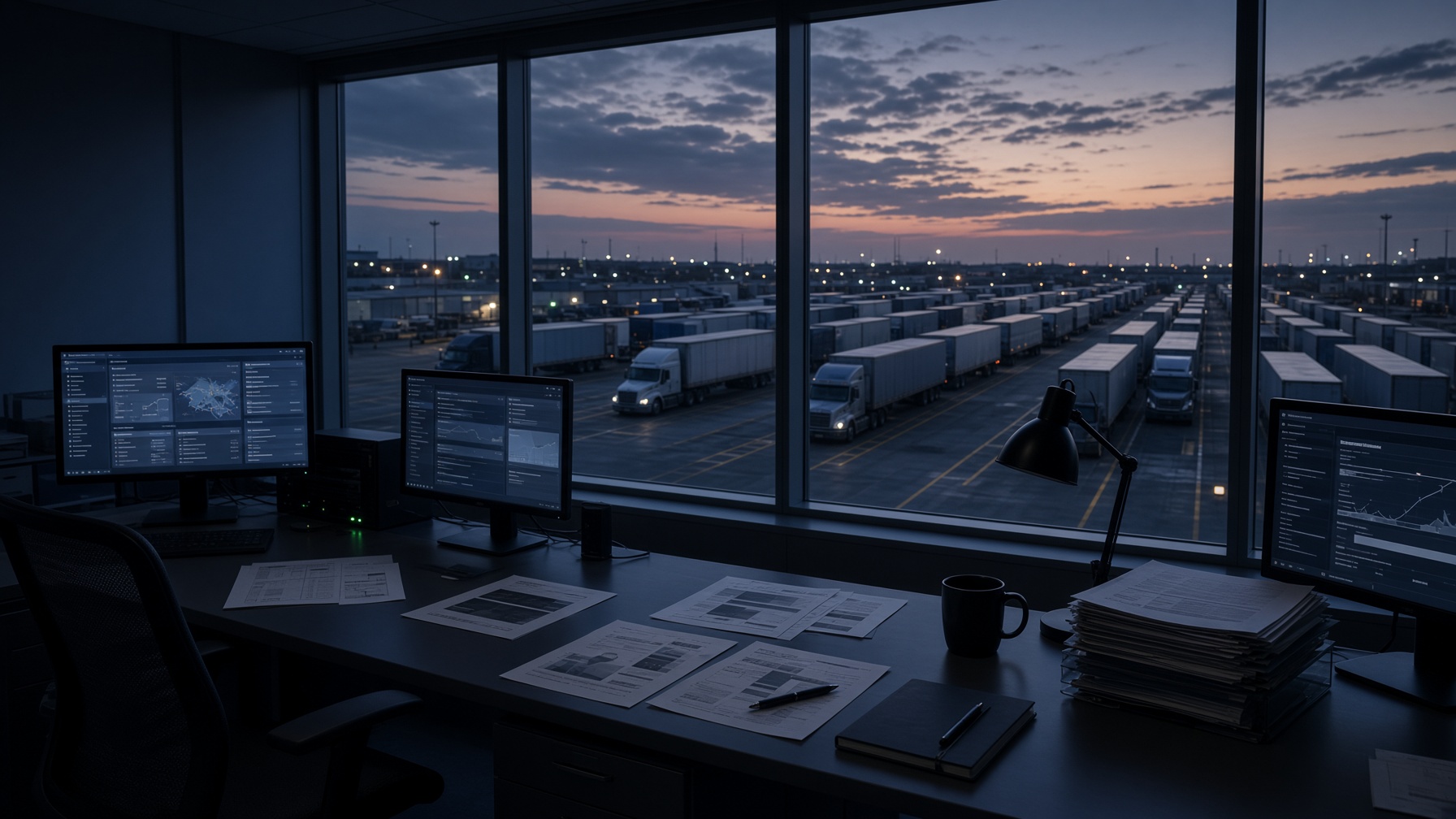 A shortlist workspace used to audit an existing carrier network
